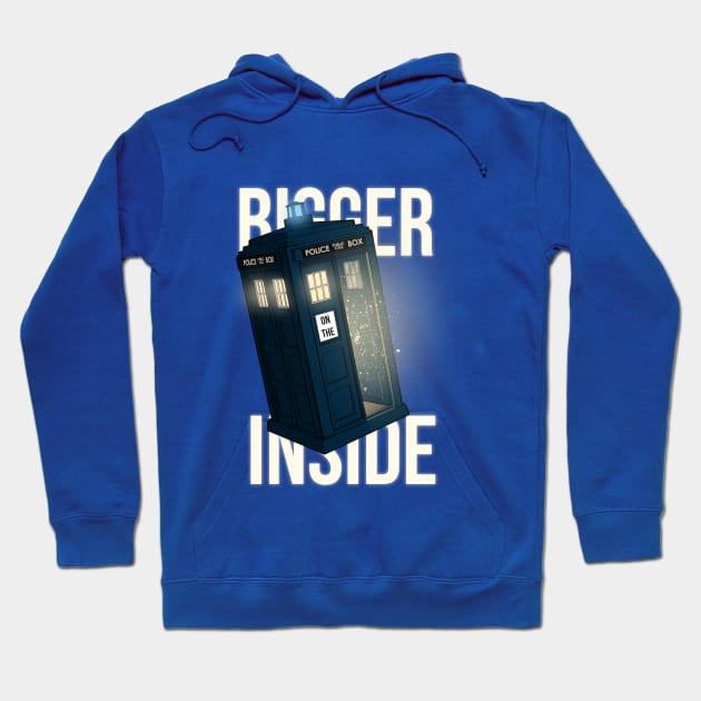 Bigger on the Inside Hoodie by juanotron